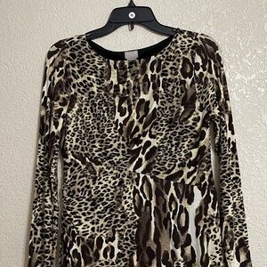 Chico’s Leopard Pint Dress